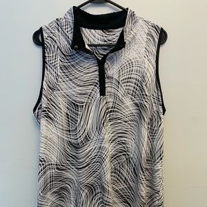 Tail White Label Black & White Golf Tank XXL